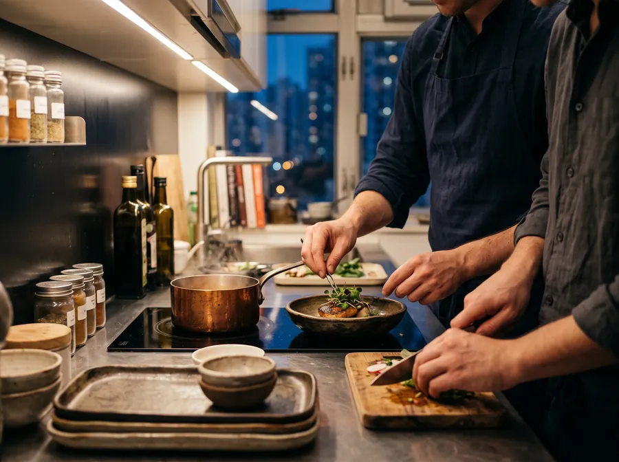 El chef de cocina urbana