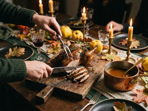 La cena de caza