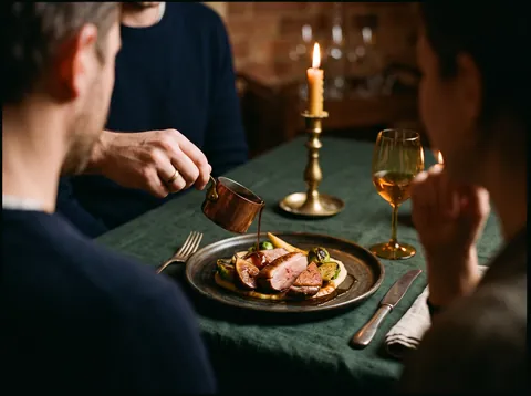 La cena de ocho pases