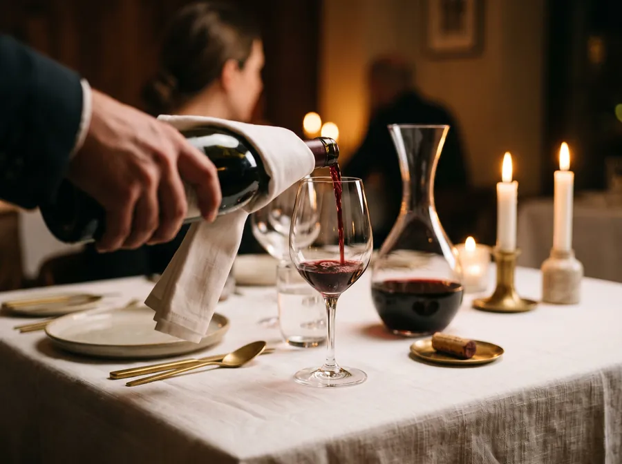 Servicio de vino