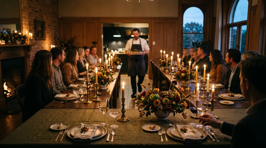El arte del catering finoy de la cocina privada
