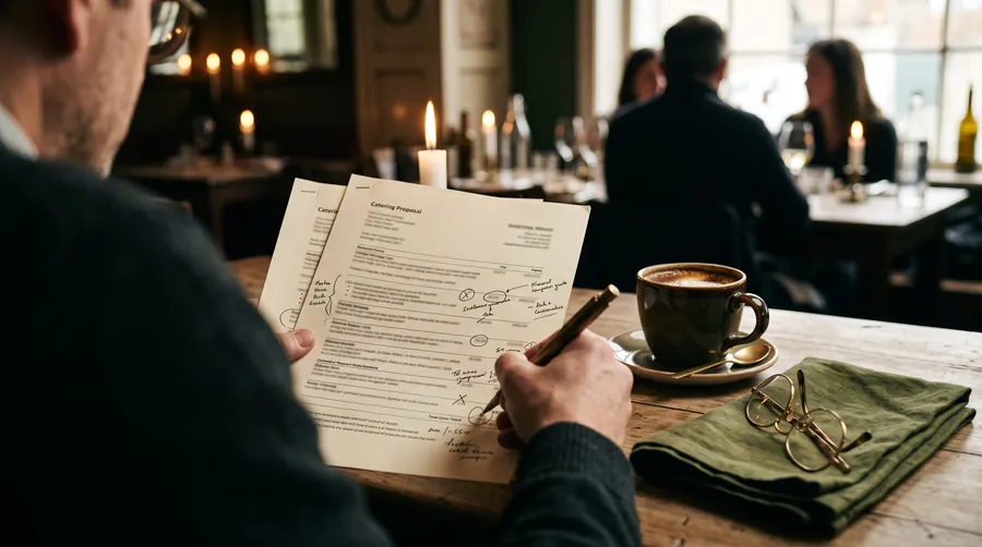 Cómo leer un presupuesto de catering
